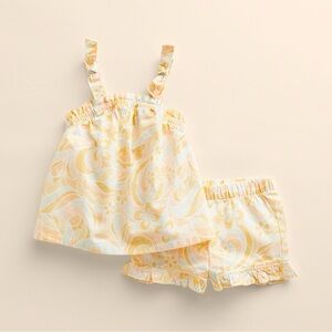 NEW Little CO. by Lauren Conrad Tie Tank Top & Shorts Set Size 8